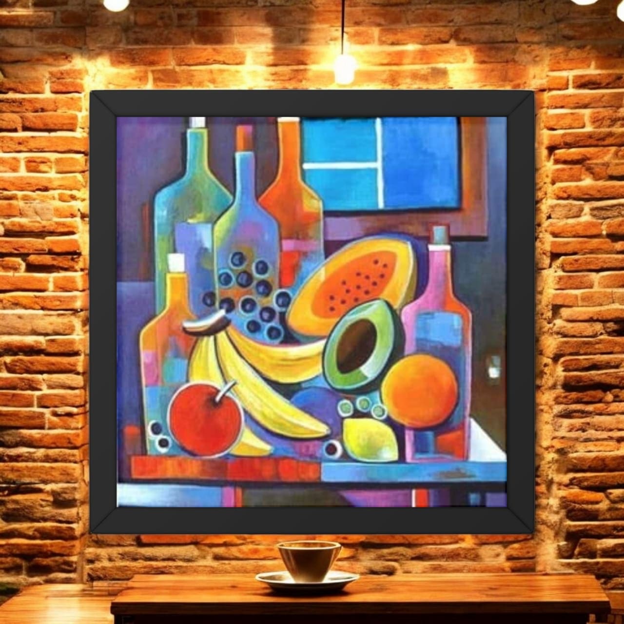 Abstract Still Life Framed Wall Art - Canvas Painting