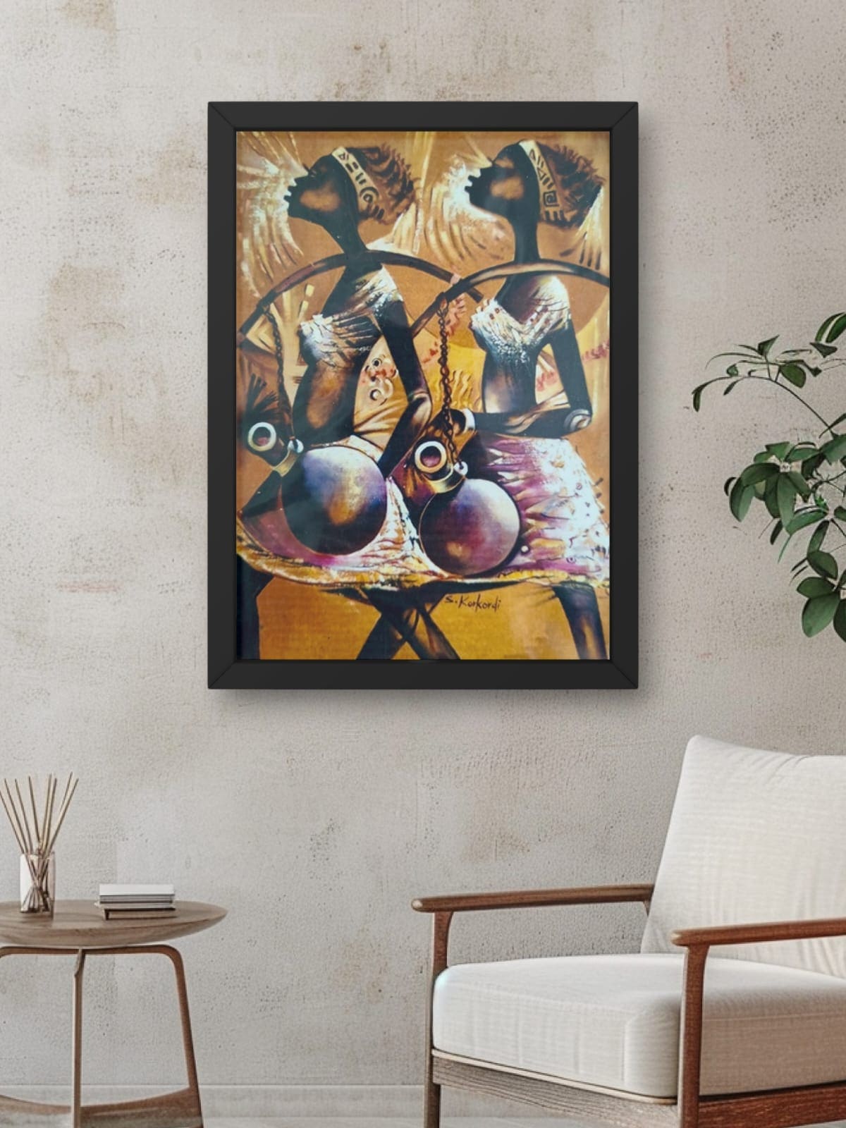 Tribal Women African Canvas Painting – A Timeless Expression of Culture