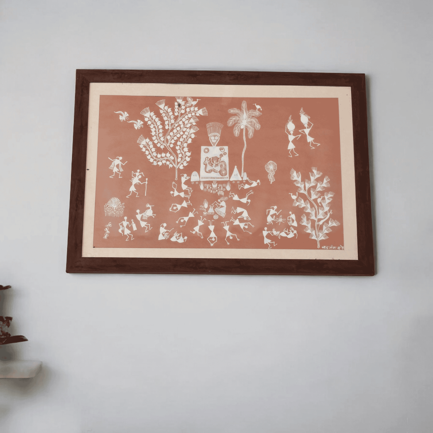 Ganv Devi Puja - Traditional Warli Painting