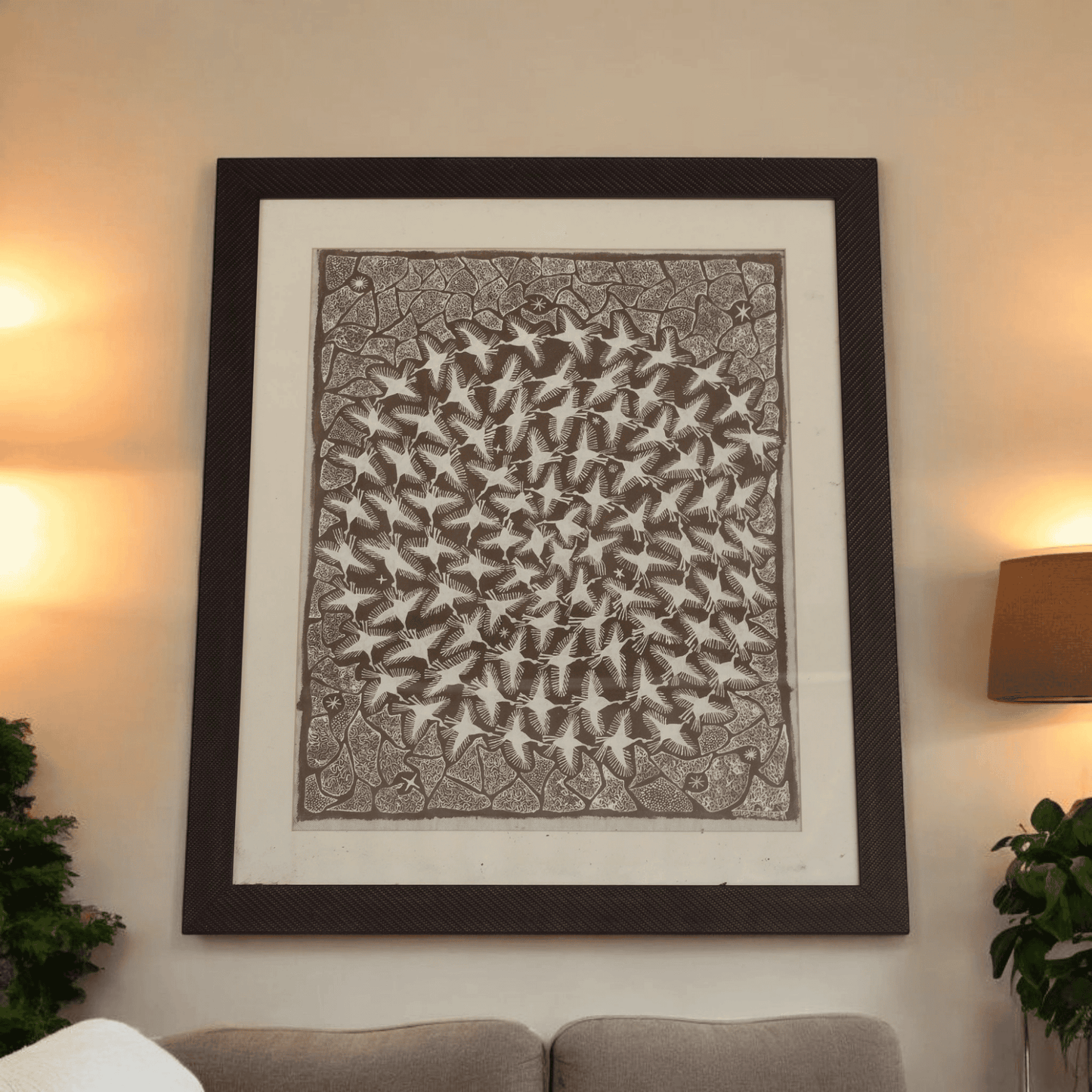 Ashradevi Painting - Traditional Warli Painting (26"*22")