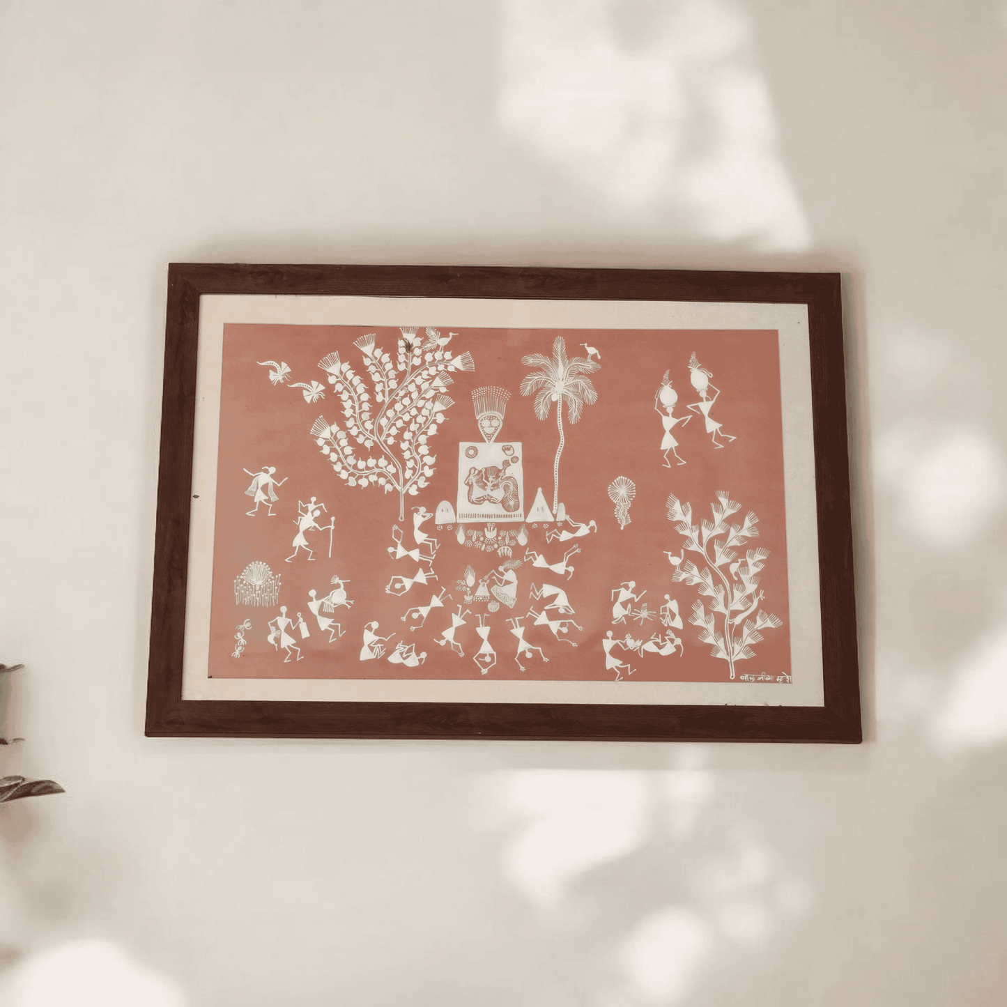 Ganv Devi Puja - Traditional Warli Painting