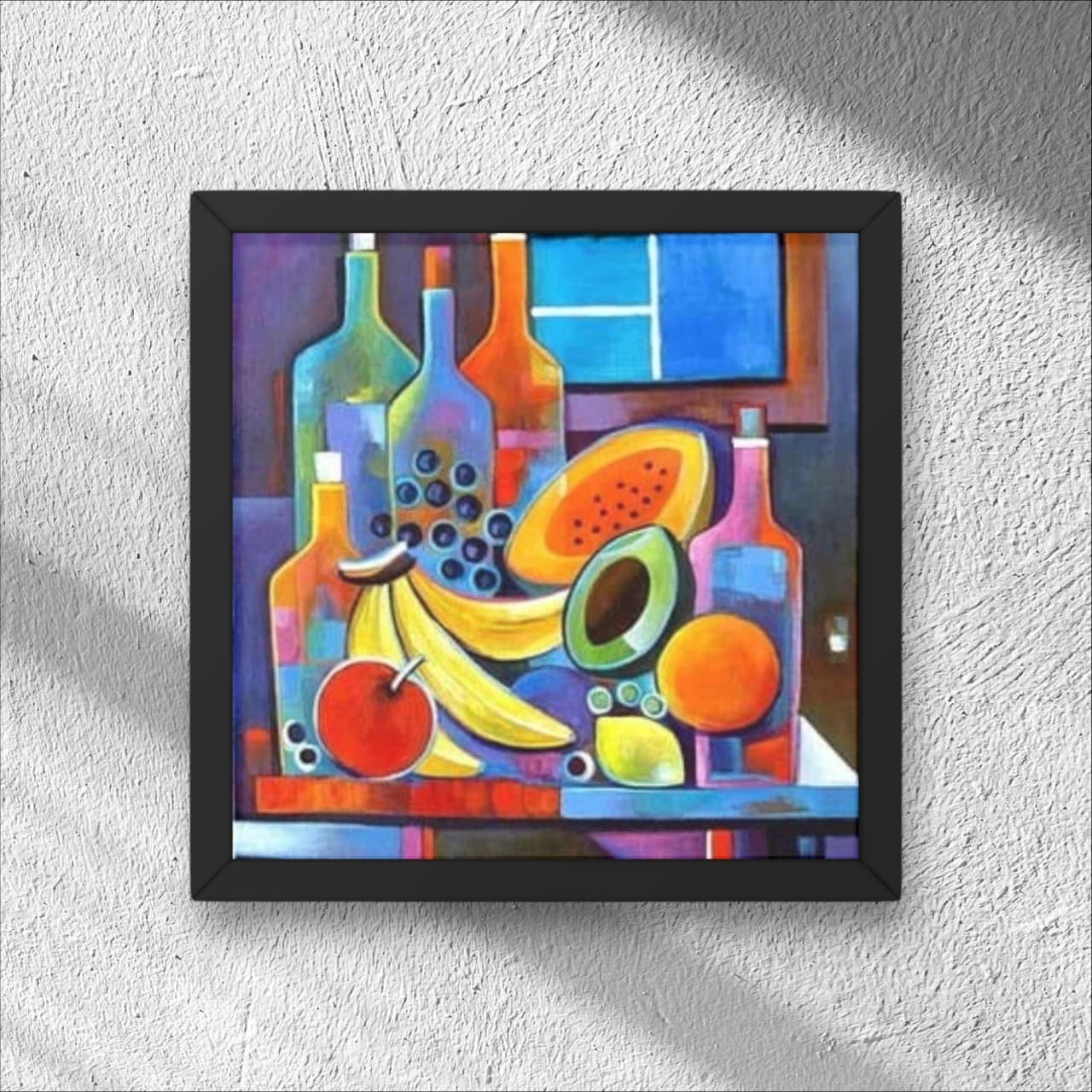 Abstract Still Life Framed Wall Art - Premium Handmade Canvas Painting