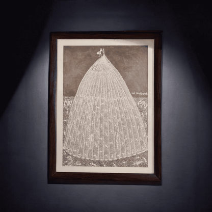 Fishing Net - Traditional Warli Art (43"*32")